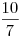 \frac{10}{7}