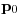 \mathbf{p}_{0}